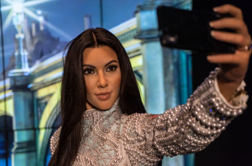  Reality Star Kim Kardashian And Daughter North West Rock Contrasting Looks In TikTok Video While Singing Along With Ariana Grande