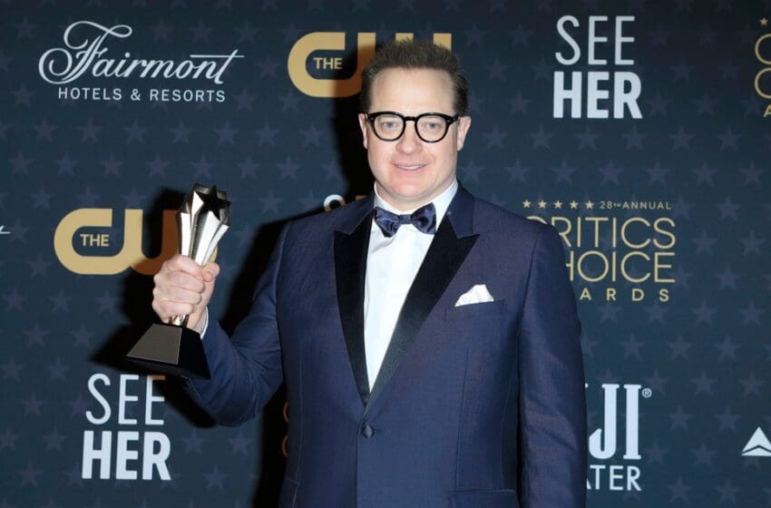  Brendan Fraser Sobs At The Critics’ Choice 2023 As He Wins Best Actor Gong