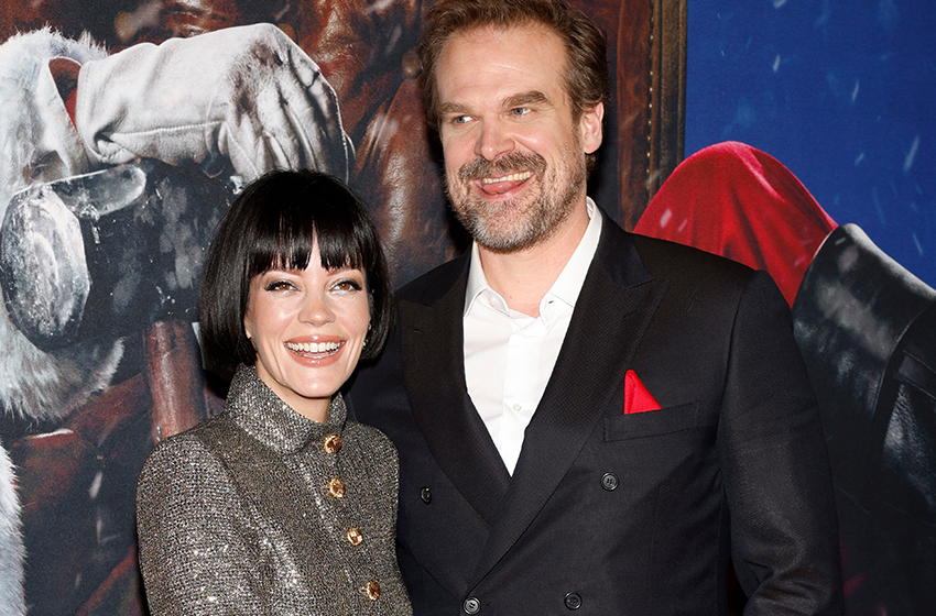  Lily Allen and David Harbour Celebrating Three Years Of Love And Laughter