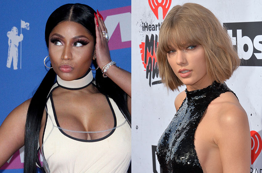  After Twitter Spat, Nicki Minaj Says She Would Work With Taylor Swift “In a Heartbeat”